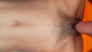 Big dick give creampie to a tight young Thai pussy 18 years Asian Hardcore