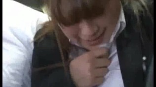 Shy Teen groped on a bus